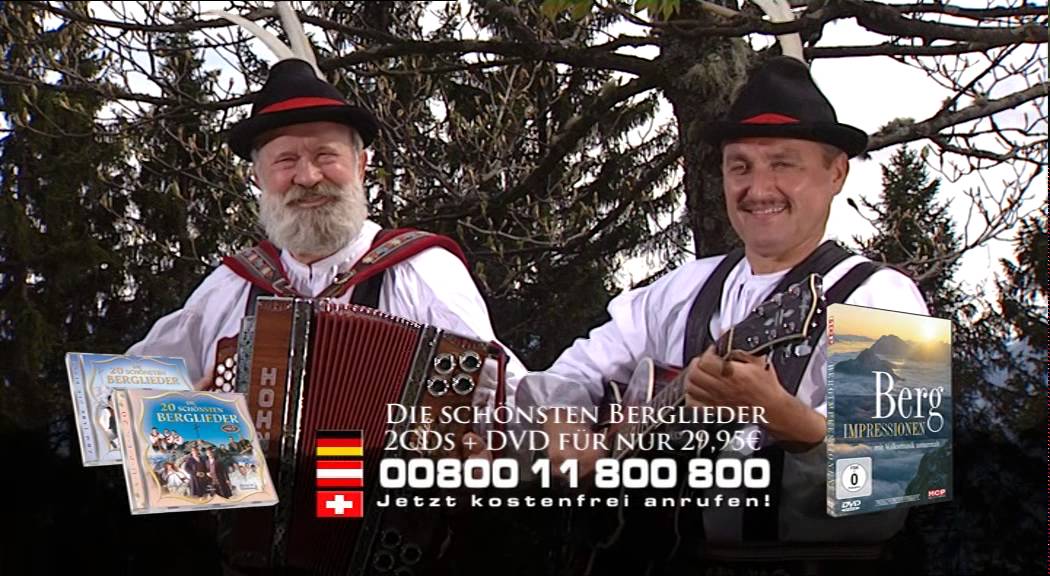 Die schönsten Berglieder (30 Min) - Infomercial