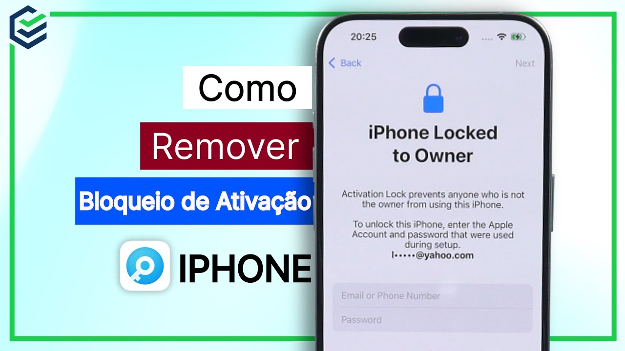 Como remover o Bloqueio de Ativação do iCloud sem ID Apple/Jailbreak - 2026