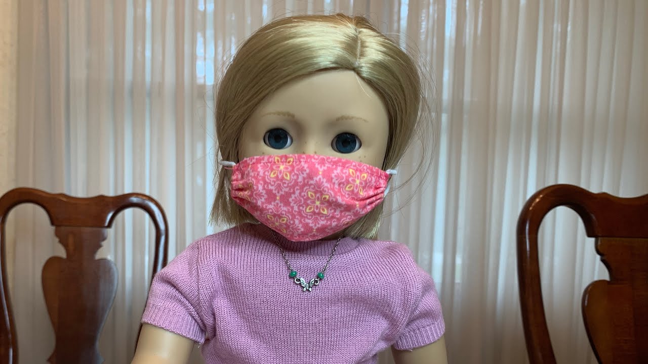 American Girl Doll Mask | Easy & Simple DIY | COVID Mask For 18” Dolls
