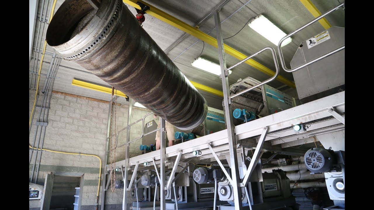 Trident Rotary Screen Manure Separator  - Screen Removal
