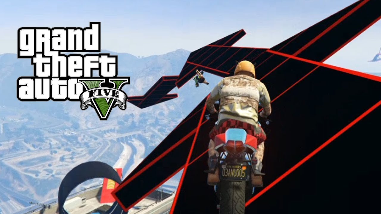 SE LE ROMPEN LOS AURICULARES Y SE CAE RODANDO JAJAJA PARKOUR GTA V