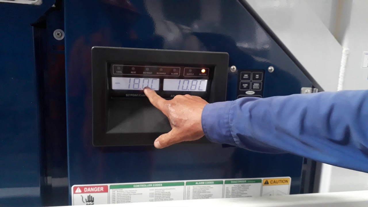 Reefer start-up how to power the unit and start it up