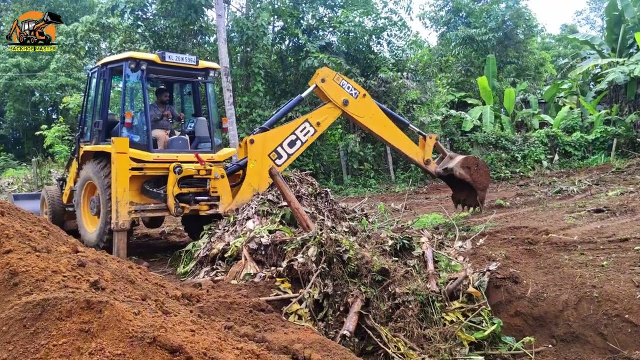 JCB Clearing Overgrown Land | Complete Compound Cleaning. |BackhoeMaster|
