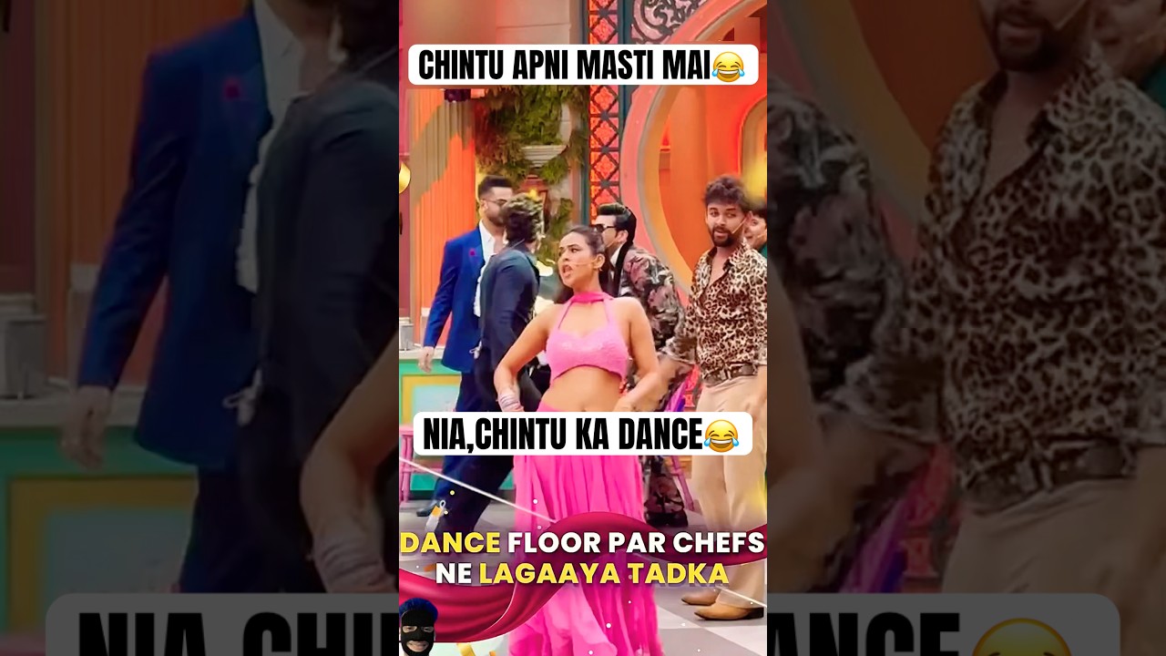 Nia Sharma & Samarth Jurel Fun During Shoot For Laughter Chefs Season 2 Finale