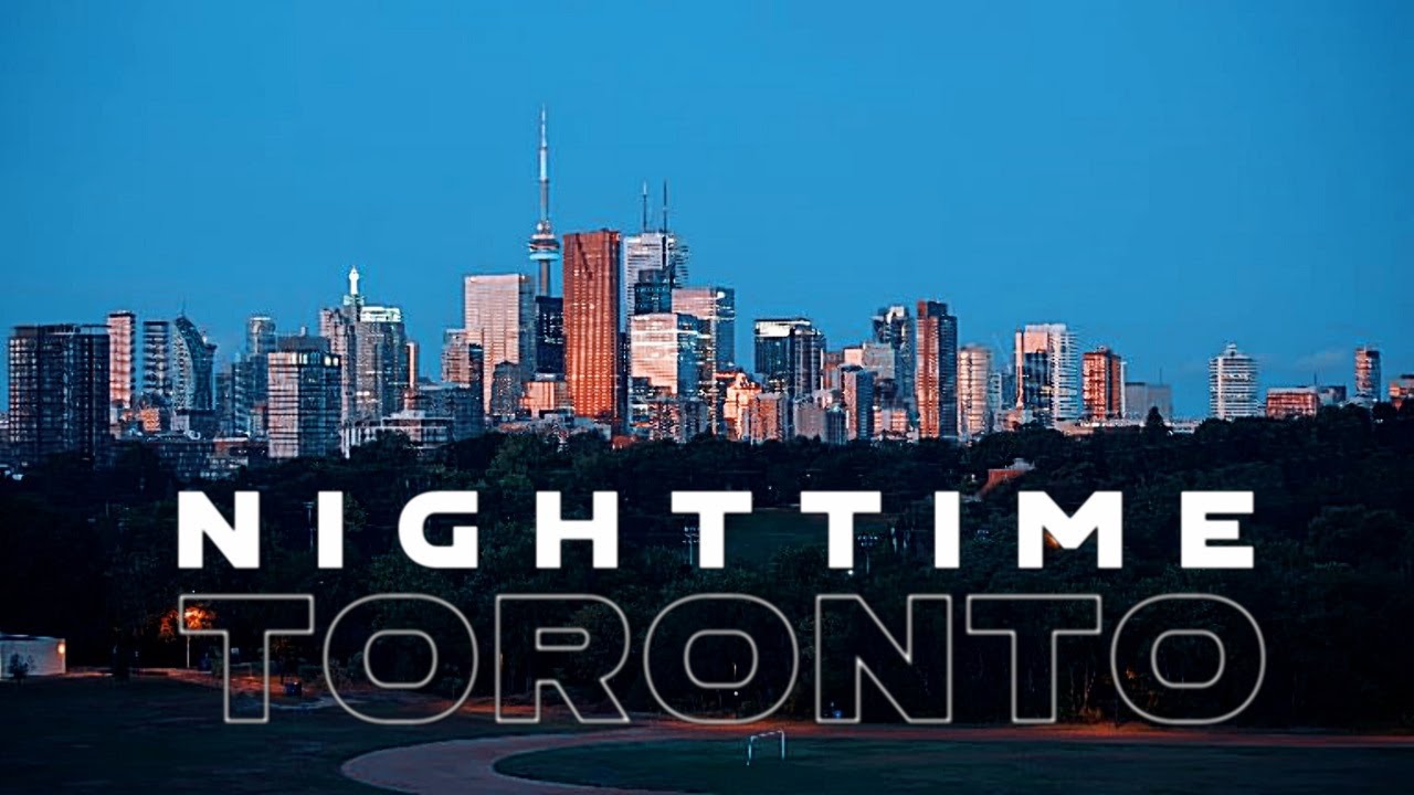 NIGHTFALL IN TORONTO | Stunning 4K Drone Adventure
