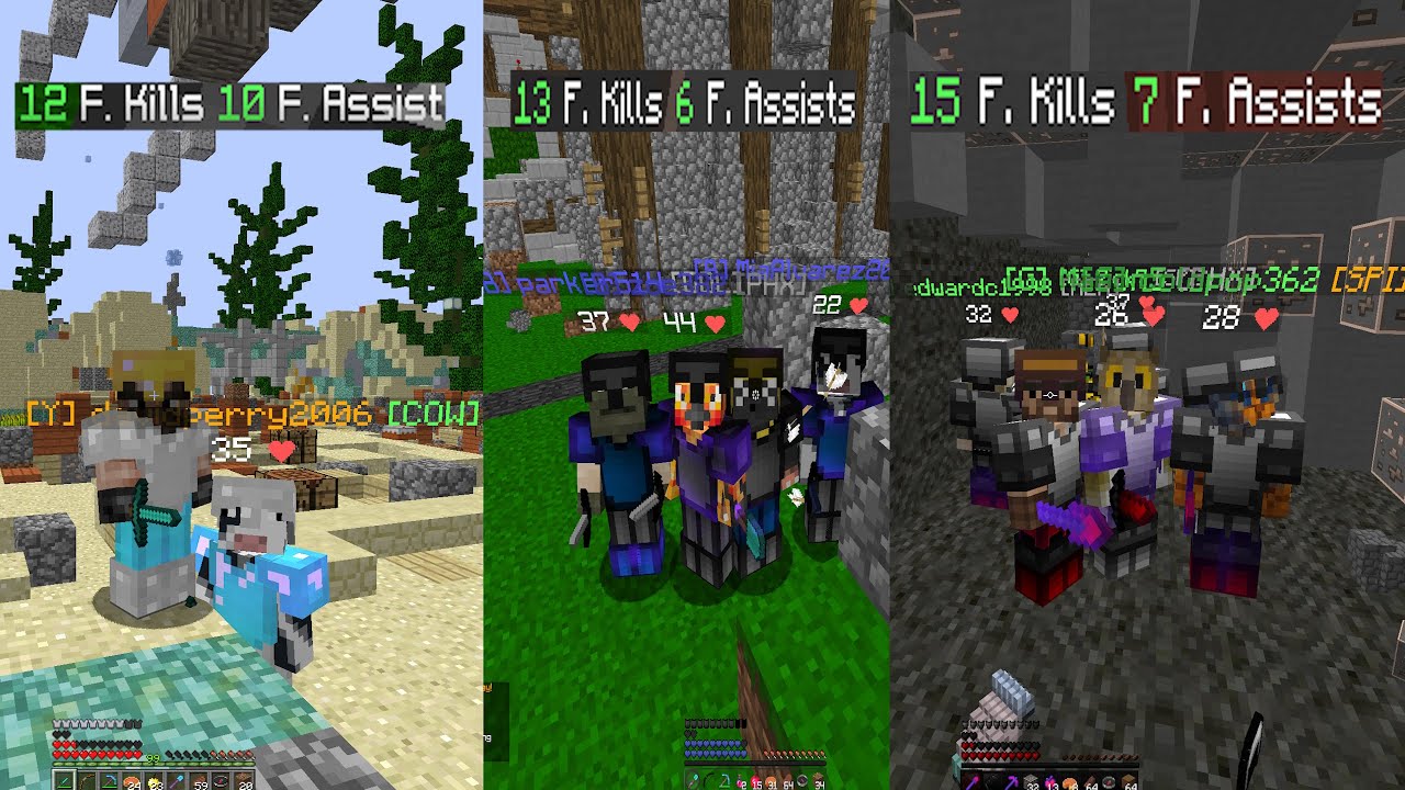 VANILLA MINECRAFT GOD DIGGING FINAL KILLS - Hypixel Mega Walls