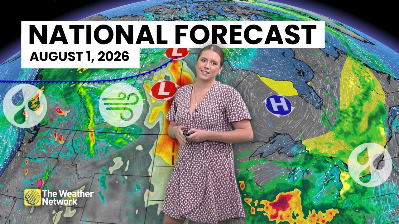 Canada's National Forecast - August 1, 2026 | #weatheram