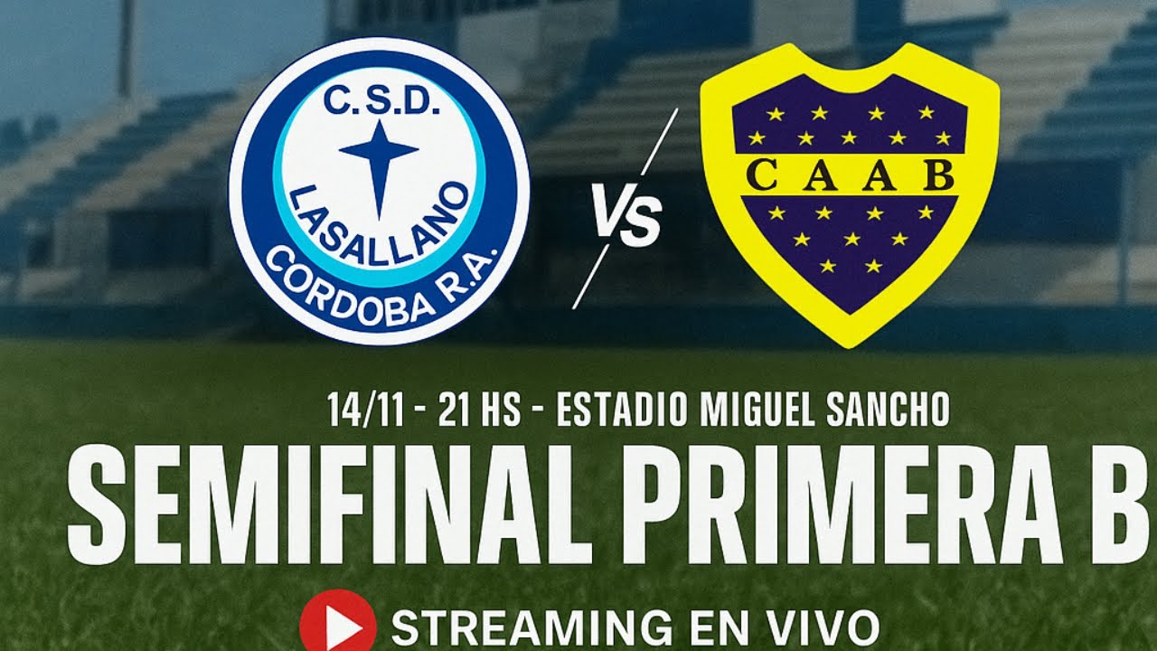 SEMIFINAL PRIMERA B LASALLANO VS ALMIRANTE BROWN Liga Cordobesa de Futbol