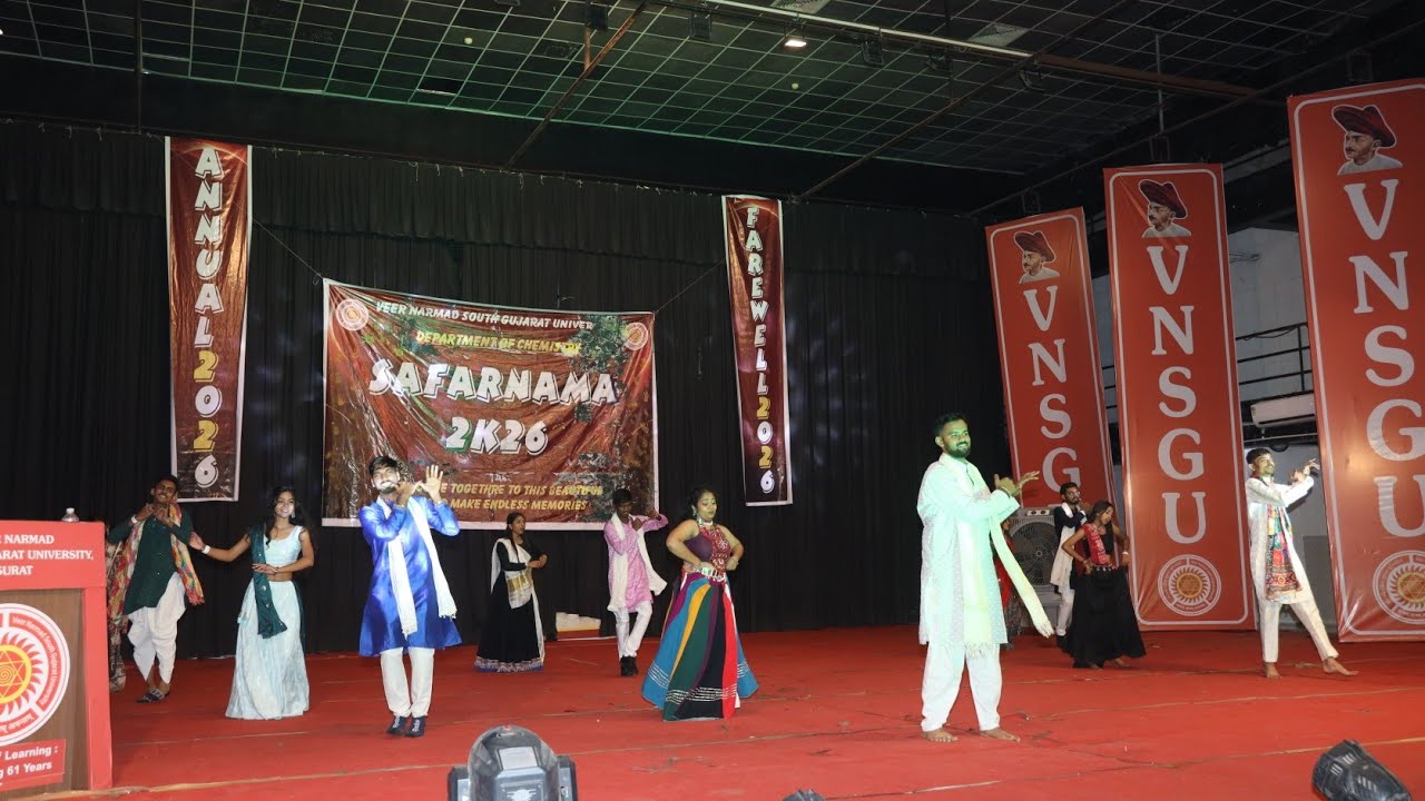 Garba performance at safarnama 2026 #VNSGU #DEPARTMENTOFCHEMISTRY 