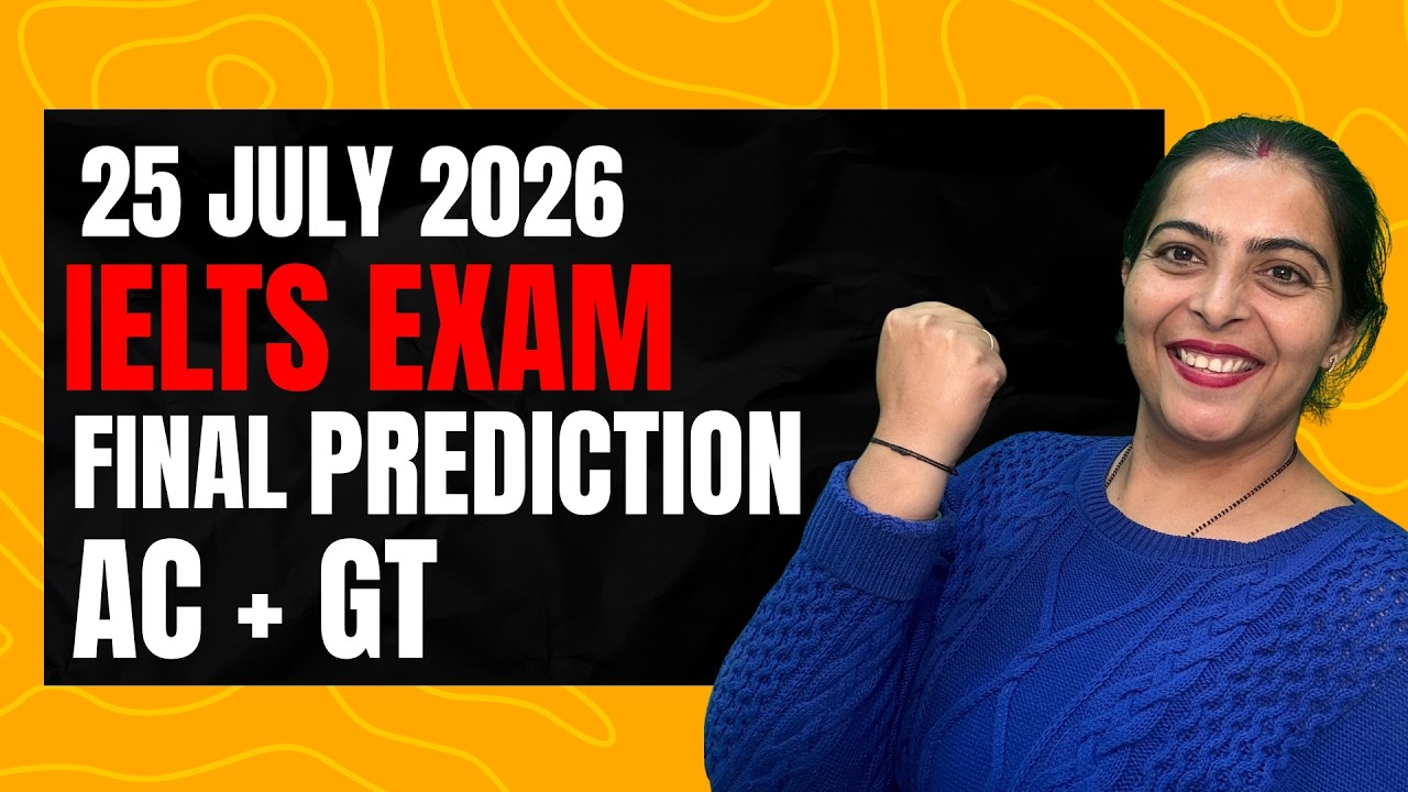 July 25, 2026 IELTS Exam Prediction By IELTS Fever