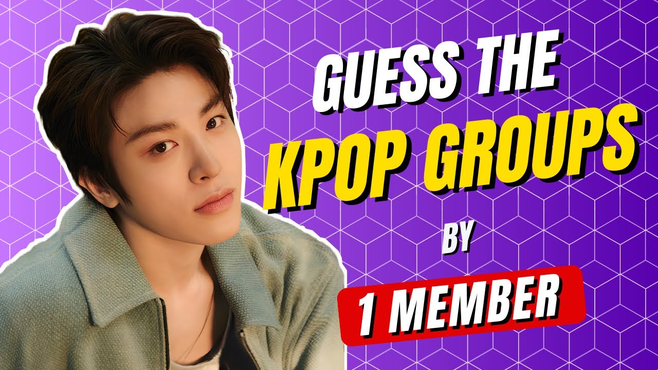 KPOP GAME | GUESS THE KPOP GROUPS BY 1 MEMBER