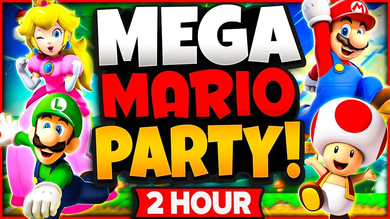 🍄 Mega Mario Brain Break Party! 🍄 Brain Breaks for Kids 🍄 Just Dance