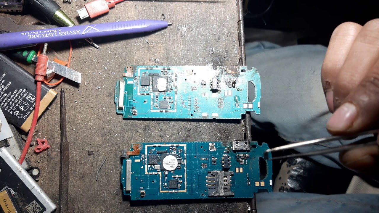 Samsung e1200t Charging paused for battery durability charging IC exchange