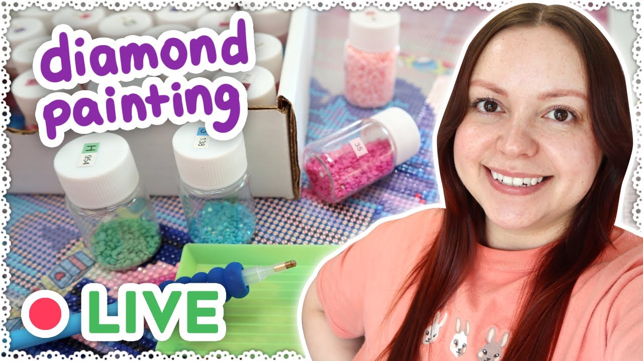 Diamond Painting  🔴LIVE