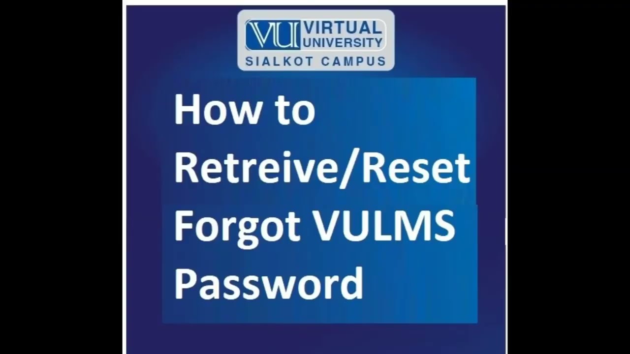 How to Change your VULMS Password and Security Alert! #password #vulms #vusialkot