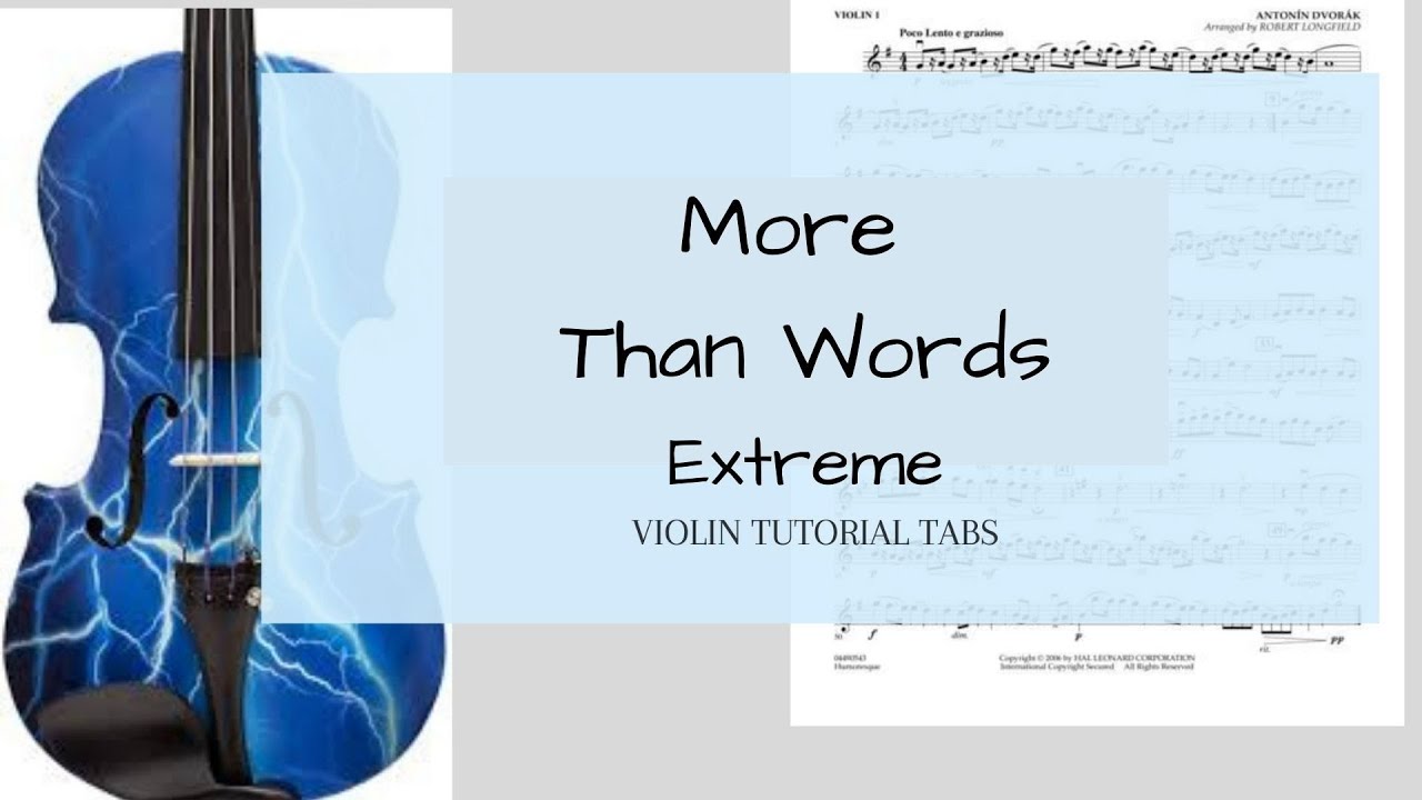 More Than Words - Extreme