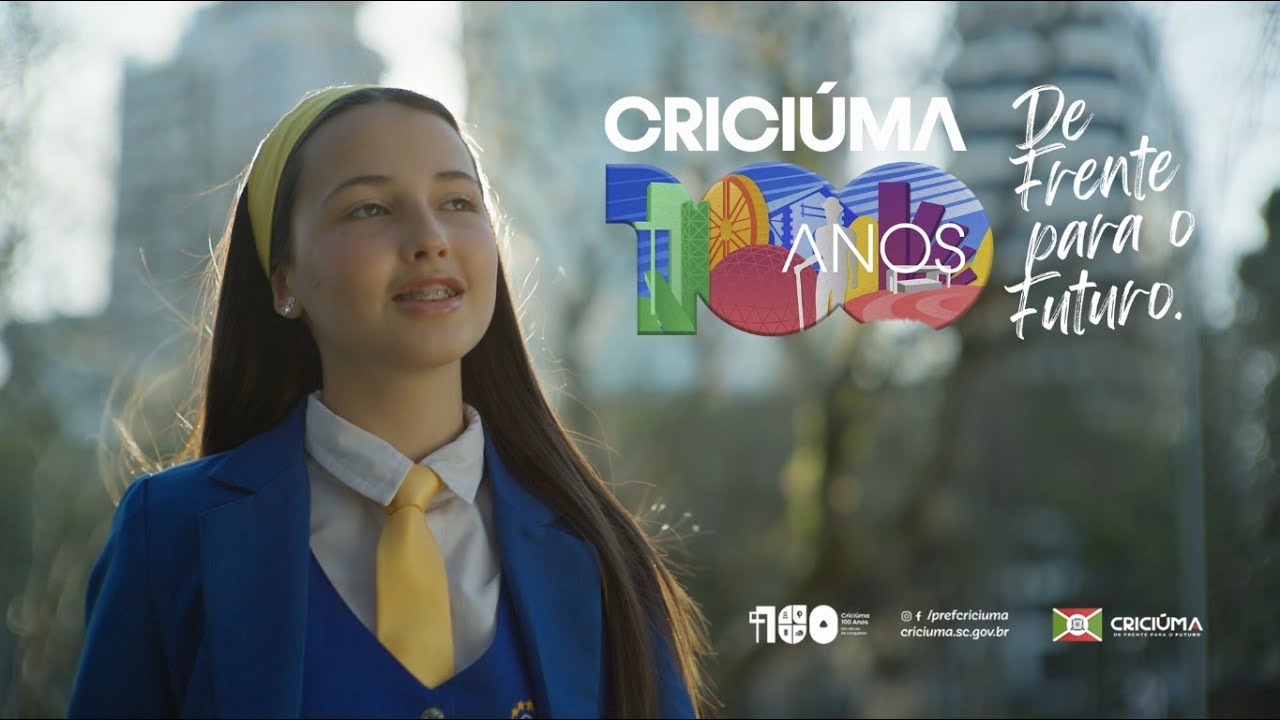 T&aacute; chegando a hora! Assista ao clipe oficial de Crici&uacute;ma 100 anos!