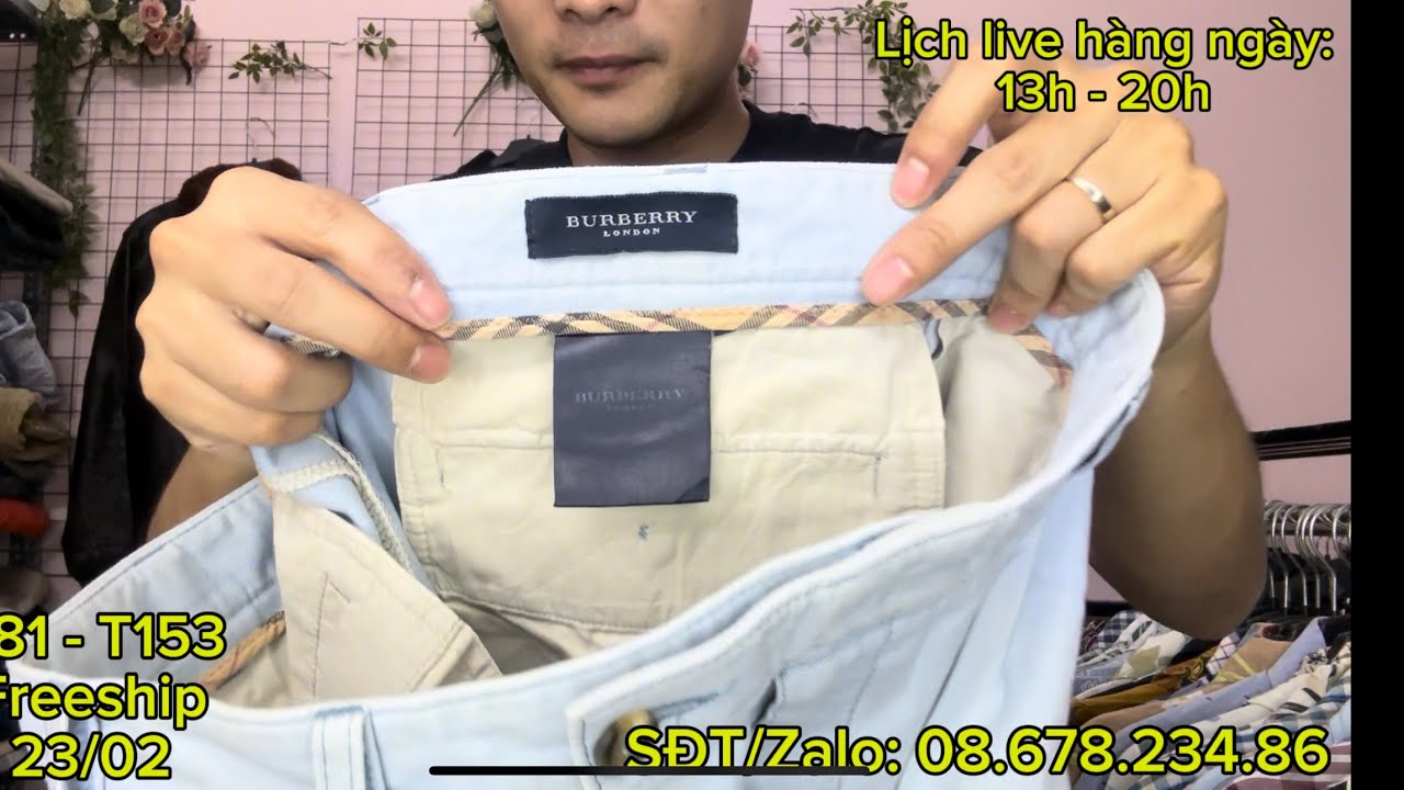 QUẦN NGỐ, SOOC KAKI, JEANS HIỆU BBR LEVIS KAPPA NIKE ADIDAS BAO SHIP TOÀN QUỐC T81-T153 23/02