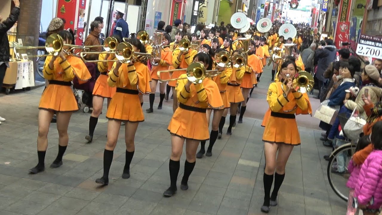 京都橘高校　ローズパレード出場国内記念パレード