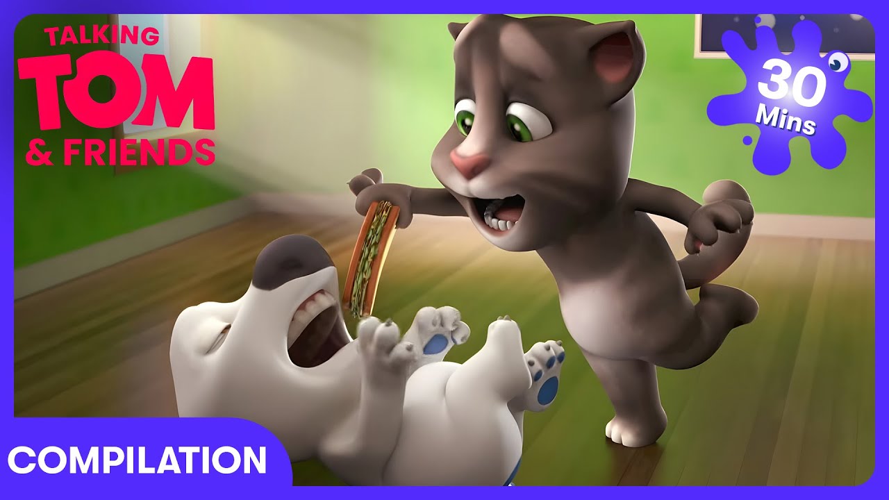 Talking Tom - Prank Terbalik Lucu | WildBrain Anak-Anak | WildBrain Anak-Anak