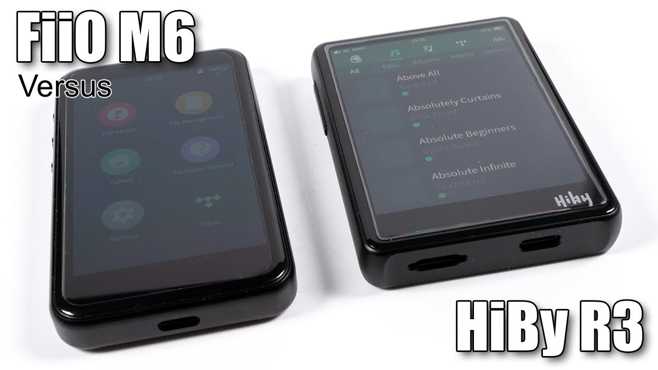 FiiO M6 versus HiBy R3 — detailed comparison