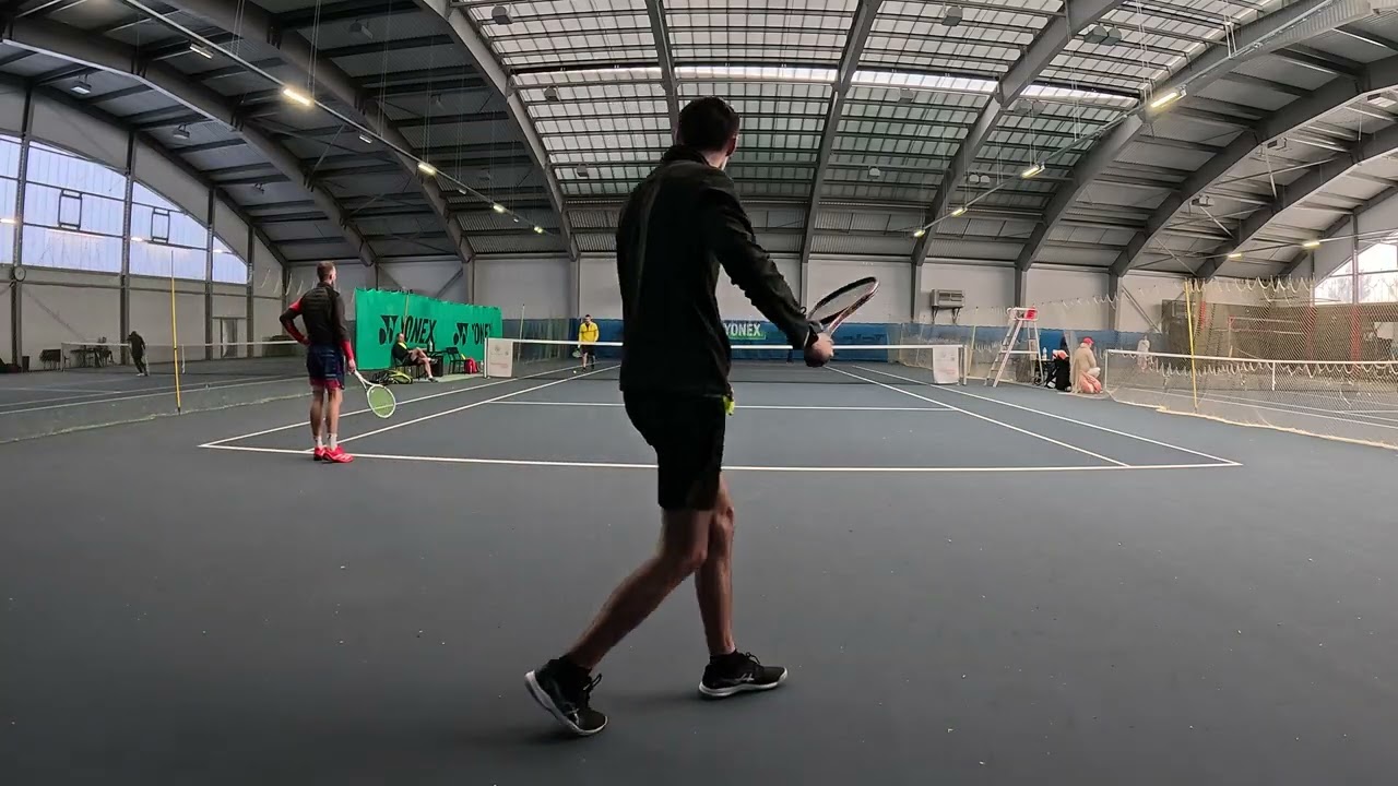 Double tennis: 3-team tournament games group stage (part 2)