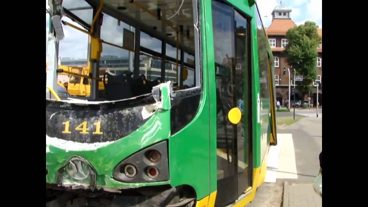 Wypadek tramwajowy Poznań 20.06.2011r.