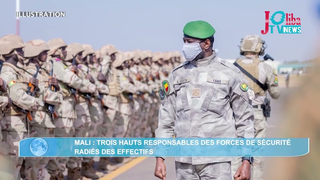 Mali : trois hauts responsables des forces de sécurité radiés des effectifs