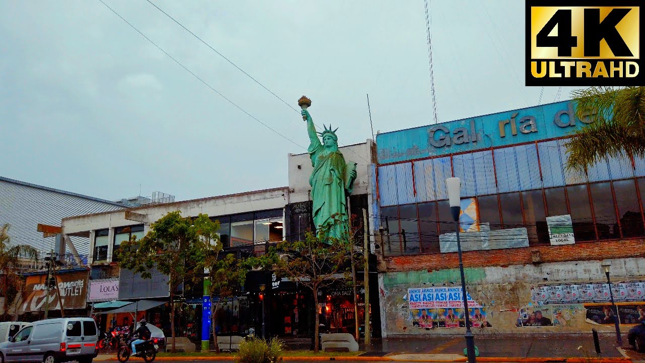 Av. Mitre Munro bajo lluvia en Buenos Aires, Argentina Virtual Walking Tour December 2023 [4K]