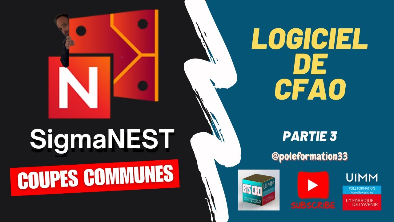 SIGMANEST - PARTIE 3 Intégrer des coupes communes