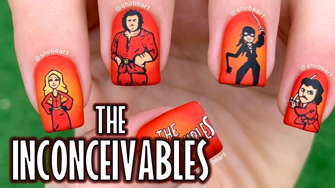 The INCONCEIVABLES Nail Art (The Princess Bride & The Incredibles)