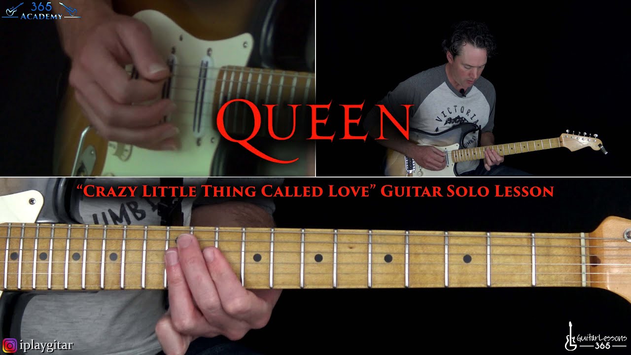 Crazy Little Thing Called Love Guitar Solo Lesson - Queen