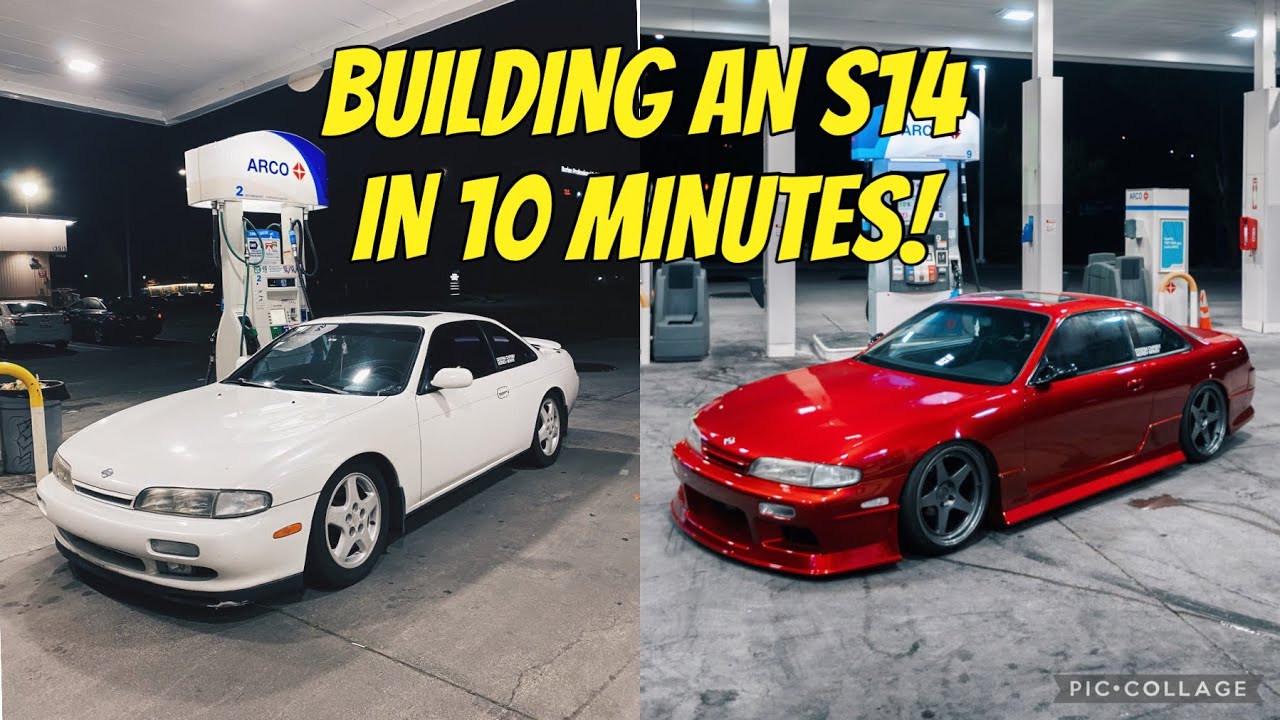 Собираем Nissan 240sx за 10 минут!