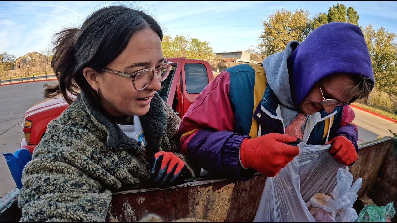 Dumpster Diving Behind Retail Shops!