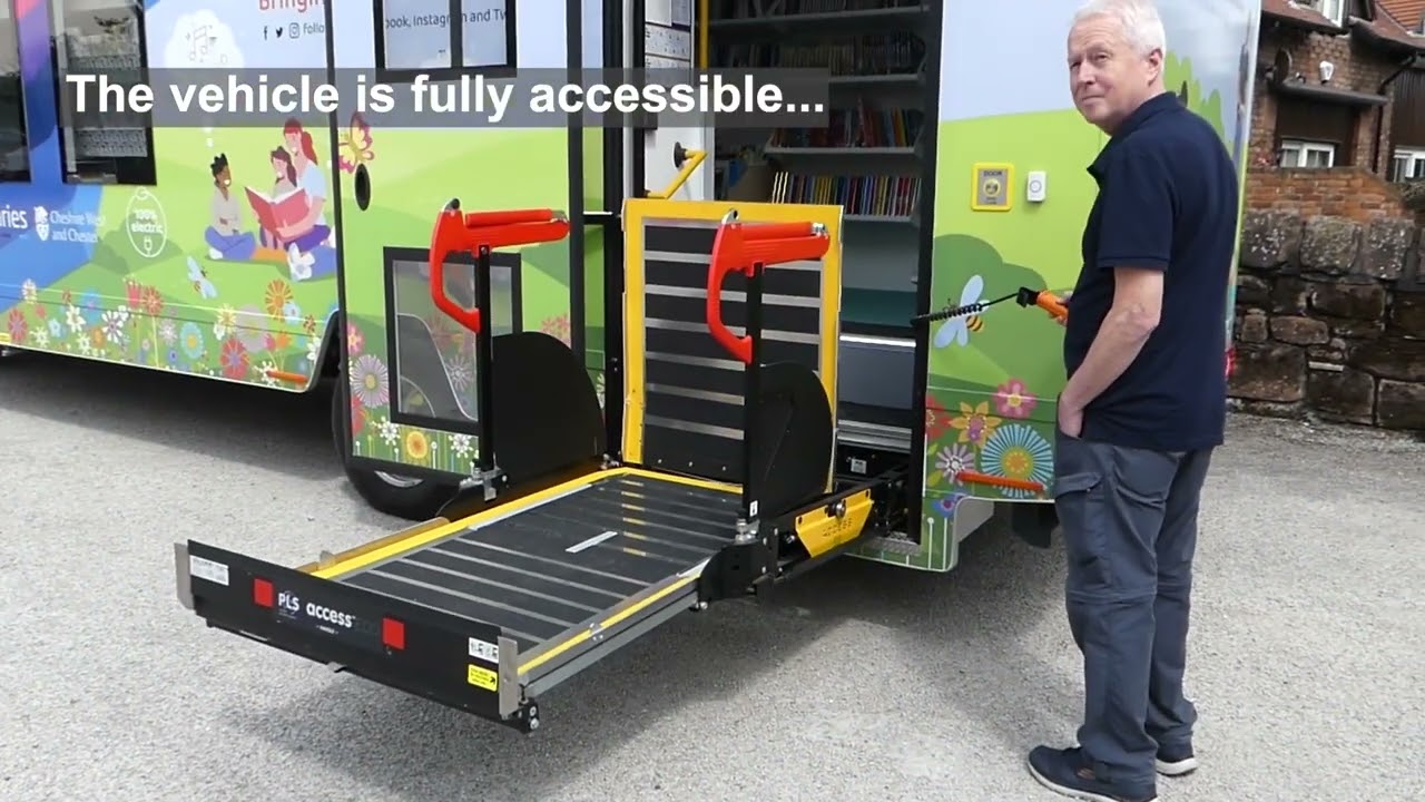 New 100% electric mobile library