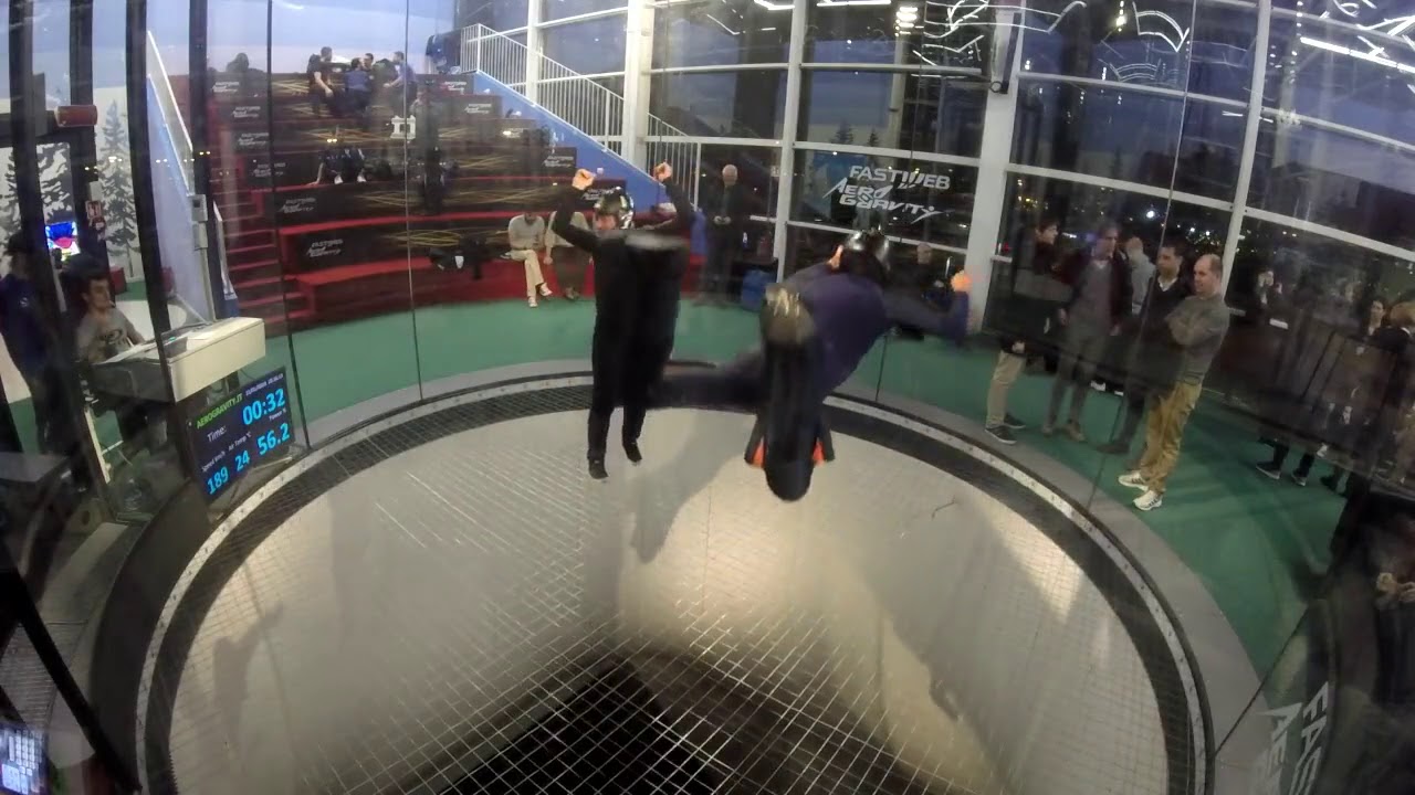 Aero Gravity tunnel del vento prima volta