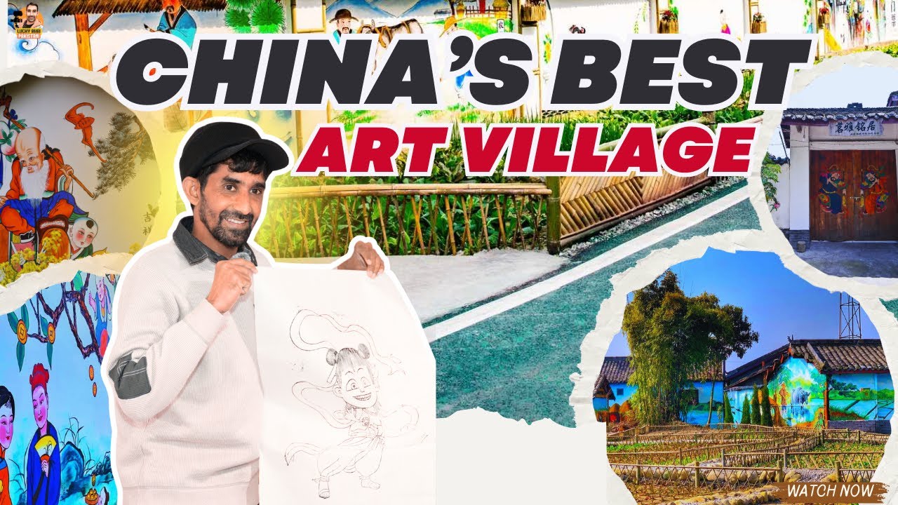 The most artistic village I've ever seen in China | Art village  | University Tour around China