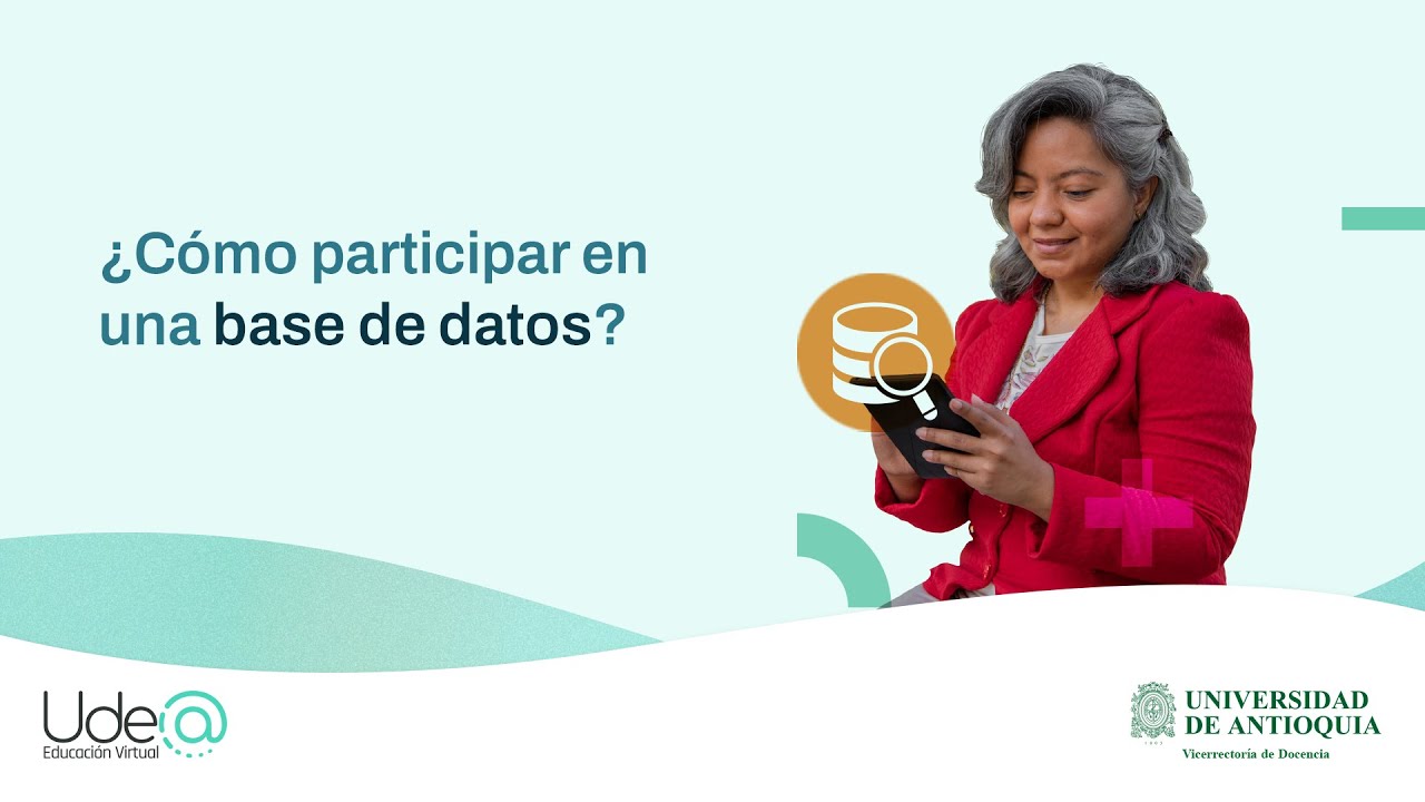 ¿Cómo participar en una base de datos?
