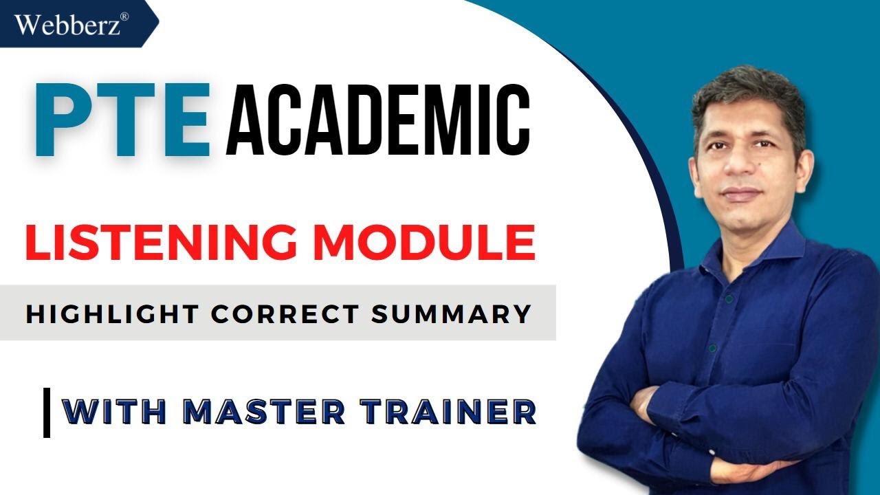PTE Listening Highlight Correct Summary | Highlight Correct Summary Tips & Tricks | www.webberz.in