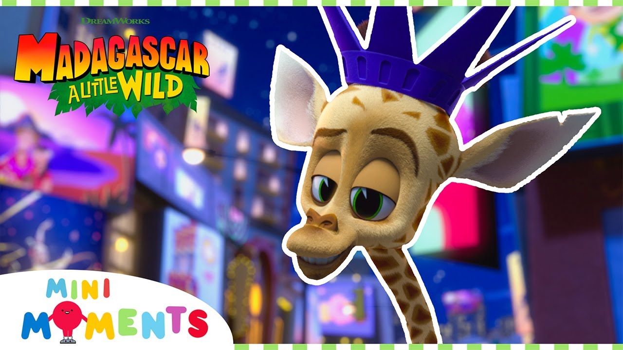 Melman finds out what happens if you stay up past bedtime! 🛏️ 💤 | Madagascar: A Little Wild