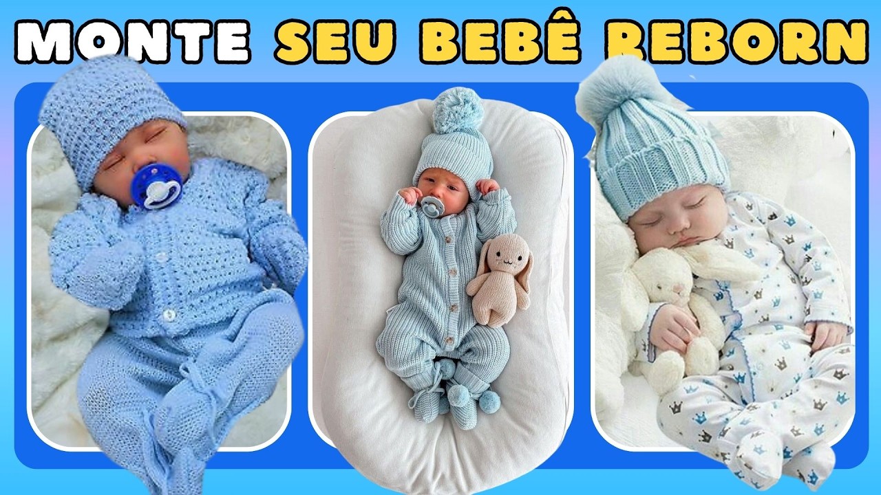 Crie o Enxoval dos Sonhos para Seu Bebê Reborn! 👶💖 | Faça 50 Escolhas 🧸🍼 VERSÃO MENINO | #Quiz