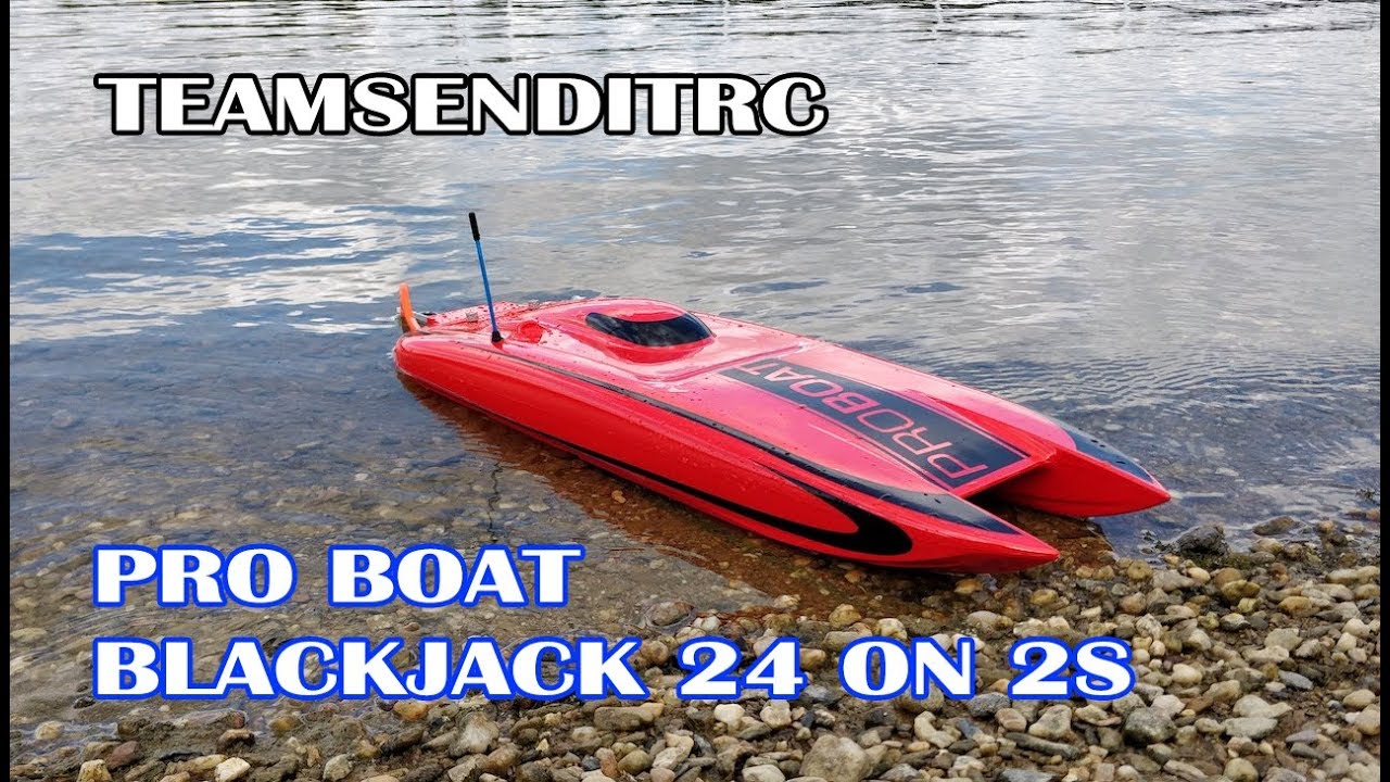 TeamSendItRC: RC Boat Pro Boat Blackjack 24 on 2S