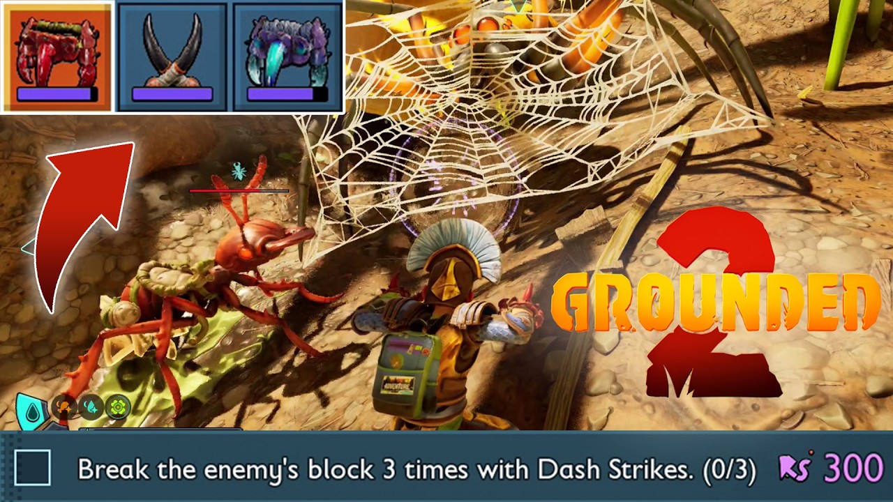 How to Dash Strike to Break Block 3 Times in Grounded 2 - Dash Dash Dot Ranger Challenge Guide