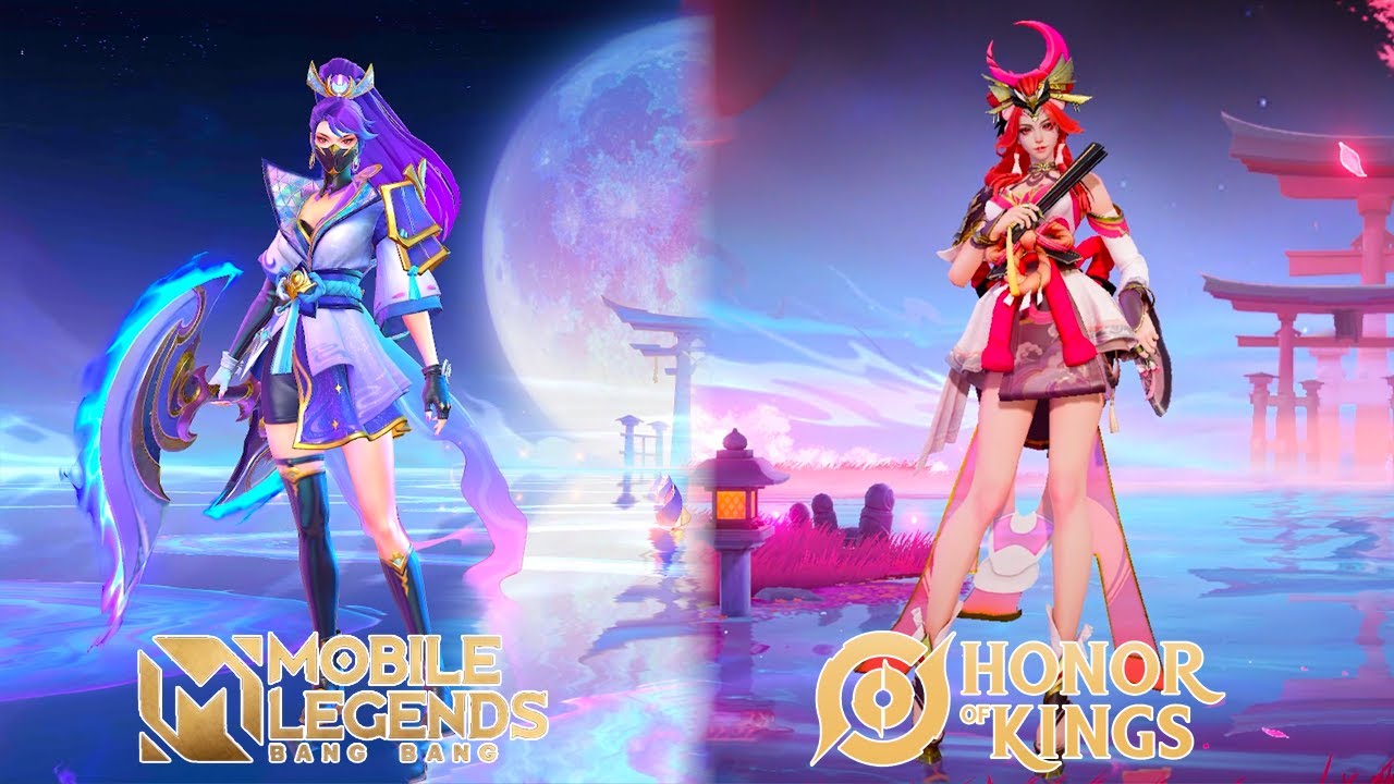 Сравнение Mobile Legends и Honor of Kings 2024