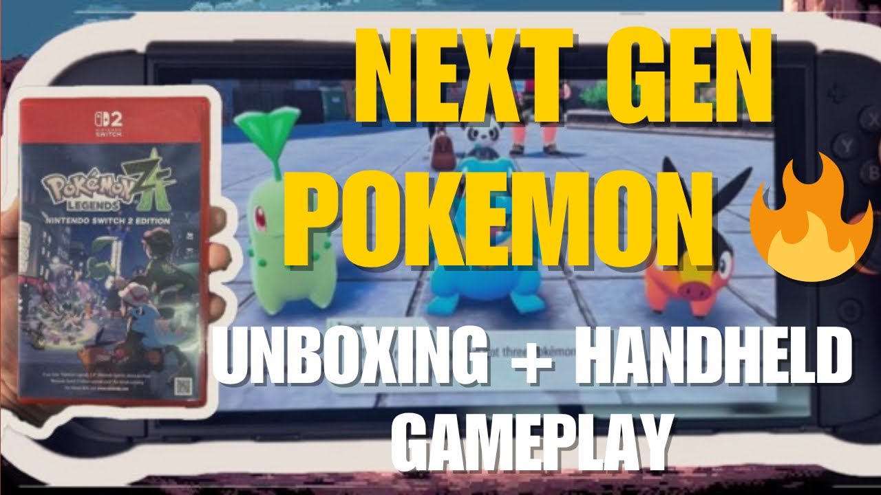 Pokémon Legends Z-A ASMR Unboxing & Full Gameplay on Nintendo Switch 2 🎮🔥