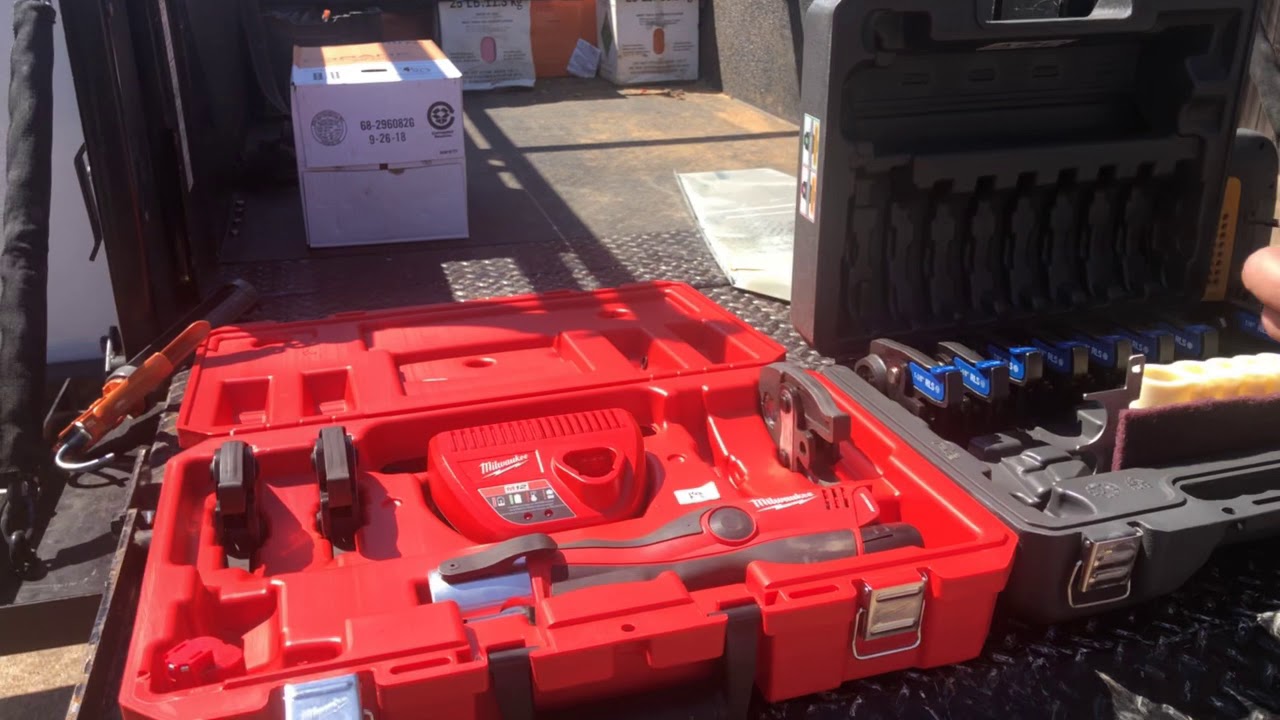 Using Zoomlock flameless refrigerant fittings on the job today.