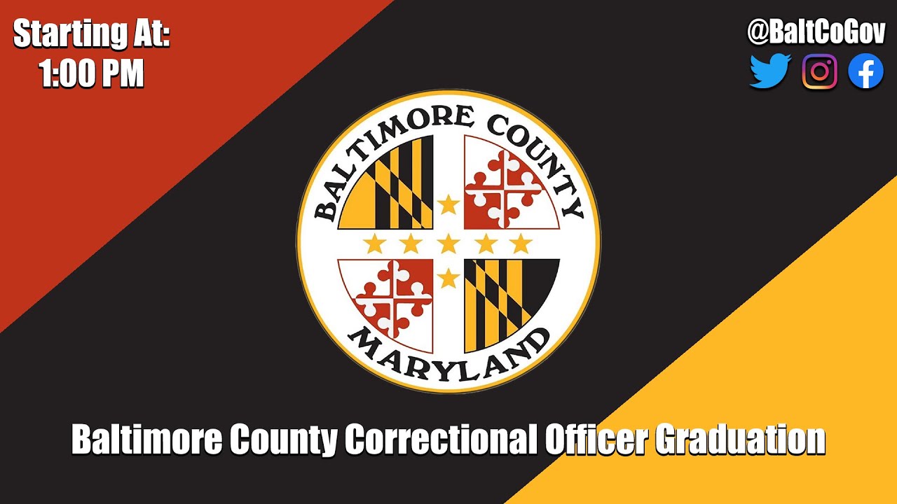 Baltimore County Correctional Officer's Graduation | Baltimore County Government