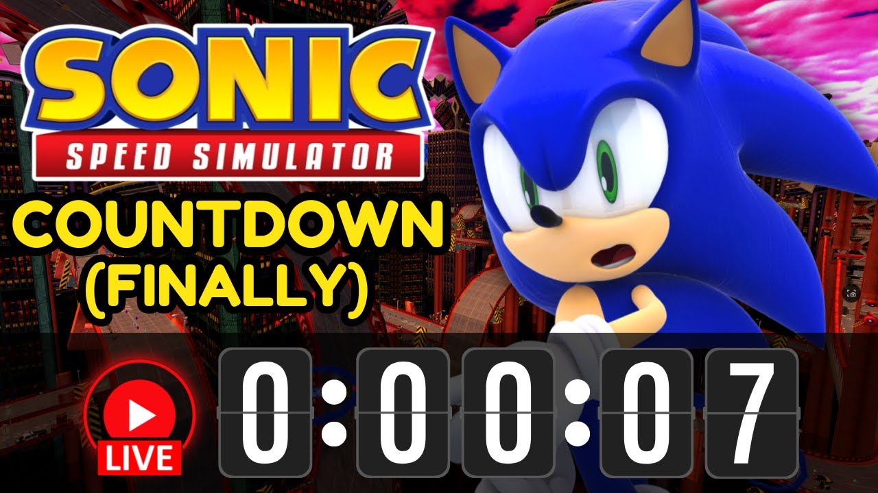 Livestream: UPDATE COUNTDOWN | Sonic Speed Simulator