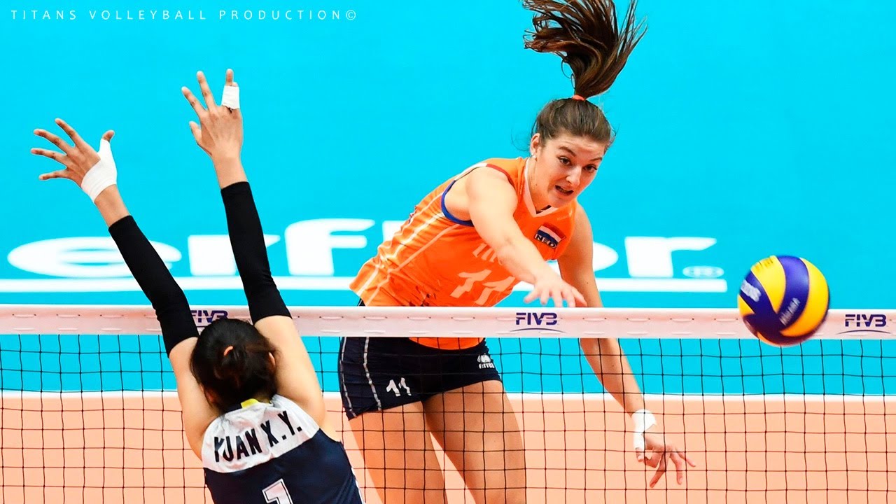 Anne Buijs - Fantastic Volleyball Spikes | World Cup 2022