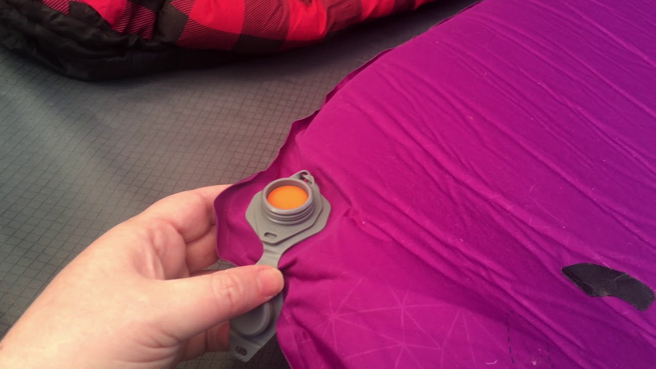 How to deflate a Sea to Summit self inflating mat